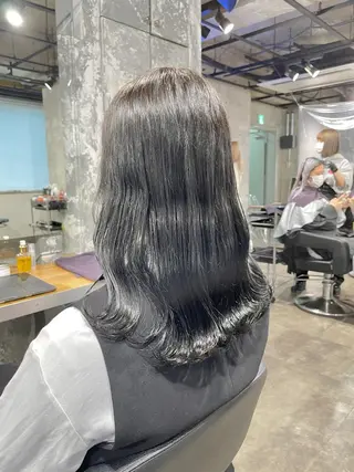 ロング カラー ベージュカラー💖 やすひろのヘアスタイル