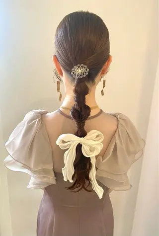 ロング ヘアアレンジ 中島 さなえのヘアスタイル