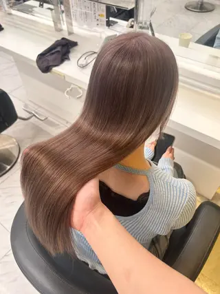 ロング 透明感カラー/ レイヤーカット/優大のヘアスタイル