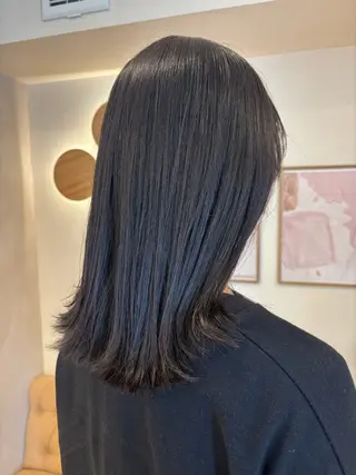 ミディアム シンバヒナノ/パーマ レイヤーカット/ボブのヘアスタイル