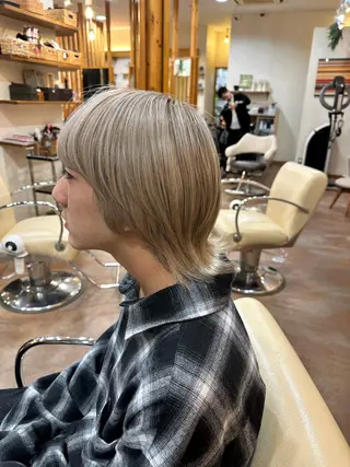 セミロング カラー メンズ Lit.自由が丘（SENJYU自由が丘）所属・【髪質改善/美髪】 ⭐️川嶋 陸央⭐️のヘアスタイル