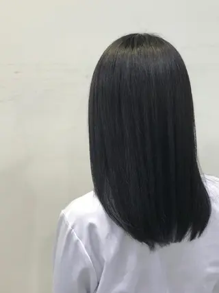 ロング 三田 豪のヘアスタイル