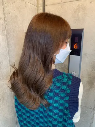 ロング カラー ヘアアレンジ レイヤー/髪質改善/ 北 啓吾のヘアスタイル