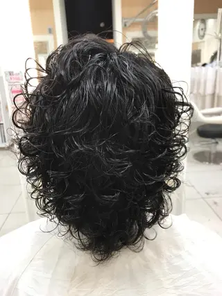 パーマ メンズ 大澤 碧のヘアスタイル
