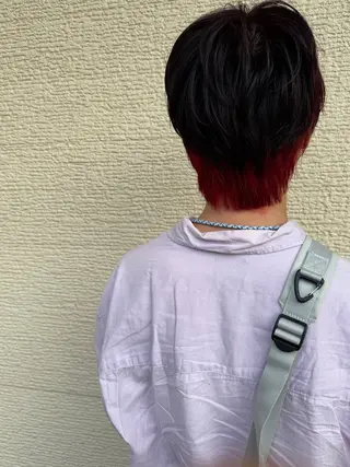 ショート メンズ デザインカラー/ 推しの配色　肥後のヘアスタイル