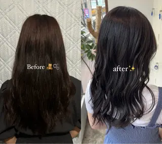 セミロング むとうさとな/カラー モデル様募集中🎀のヘアスタイル