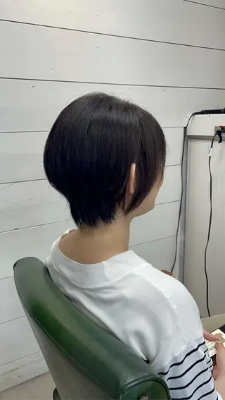 ショート カラー 似合わせ/前髪カット /店長   村上直也のヘアスタイル