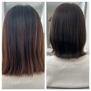 カラー 似合わせ／ショート 菊田のヘアスタイル