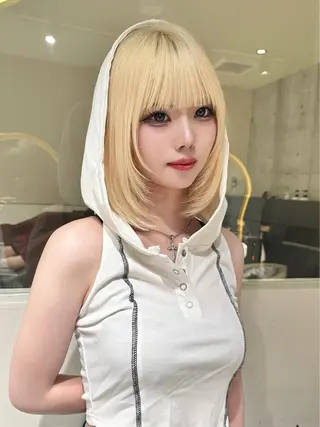 セミロング 髪質改善サロン Aster 天神大名店 【アスター】所属・ヒナ/アイドル再現 ヘア/メンズヘア🦋のヘアスタイル