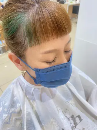 🩵波巻き／ツイスパ HARU💎のヘアスタイル