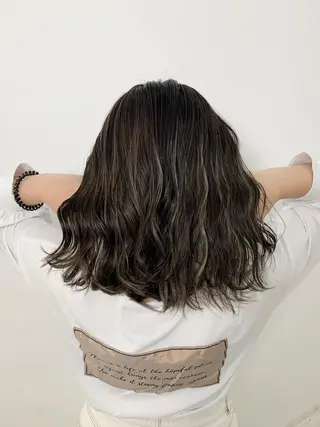 セミロング カラー Reb_keiji 👑小倉圭司のヘアスタイル