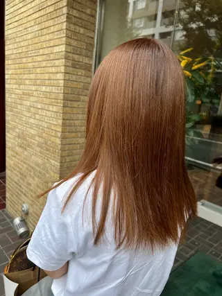 ロング カラー ふくむら ゆうかのヘアスタイル