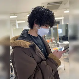 ショート パーマ Ali'i men's salon所属・パーマ、カラー特化 園田翔大のヘアスタイル