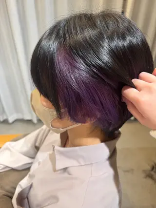 ショート カラー 中山 涼華のヘアスタイル