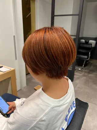 ショート カラー 🌞レイヤー×カラー 前川那津美🌞のヘアスタイル