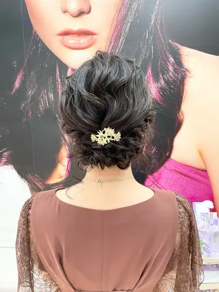 ヘアアレンジ 古賀/レイヤーボブ /ハッシュカットのヘアスタイル