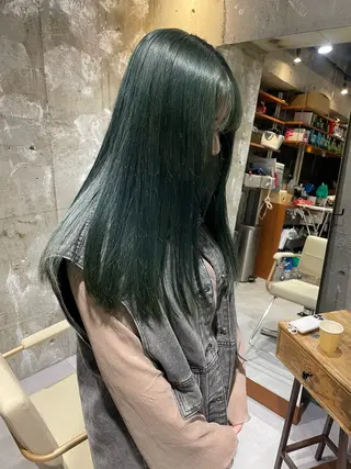 ロング カラー かわにし ひなた🐰のヘアスタイル