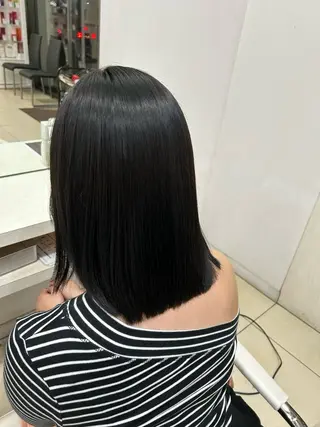 ミディアム 【髪質改善カラー】 瀧田嵐士🇰🇷のヘアスタイル