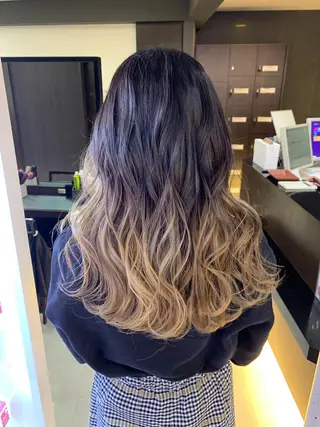 セミロング カラー LAFF難波店所属・✂️大門 巧✂️ LAFF難波店のヘアスタイル