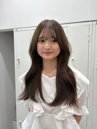 ロング カラー 🎨立川ブリーチ/ moc🍀shuriのヘアスタイル