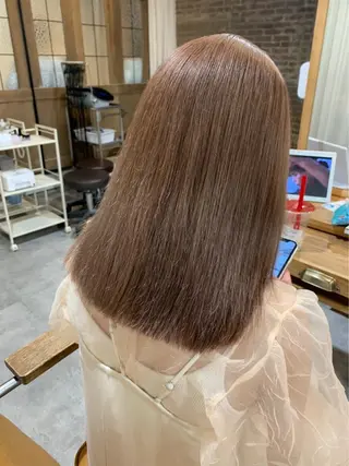 ミディアム カラー ピンクカラー/ mana🎀のヘアスタイル