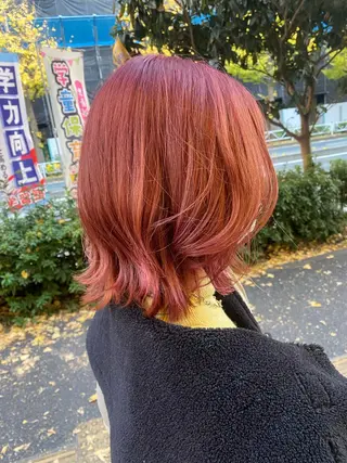 ミディアム カラー ✨垢抜け✨3Dカラー 山本美侑のヘアスタイル