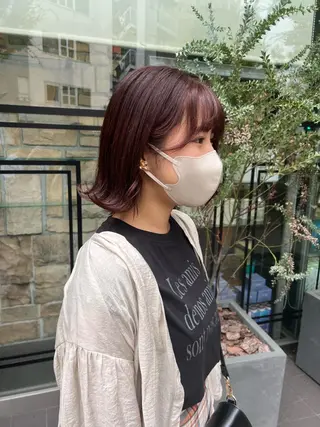 ミディアム カラー メンズカット/柏/韓 国/メンズパーマ航太のヘアスタイル