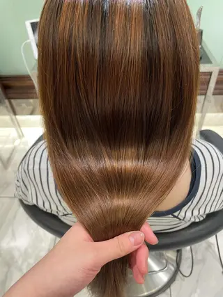 ロング 韓国風パーマ/ヘア セット/店長みづきのヘアスタイル