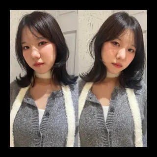 ミディアム カラー mai / linoah˚✧のヘアスタイル