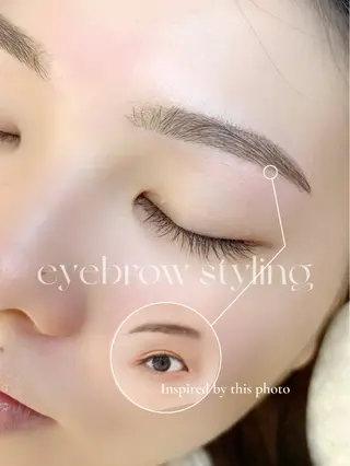 アイブロウ 《YURI》似合わせ まつ毛/アイブロウのマツエク・マツパデザイン