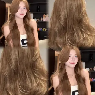 ロング ナナ♡レイヤーカット ♡似合わせカラーのヘアスタイル