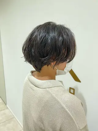 ショート パーマ 💎K-two名古屋 安田ちづる💎のヘアスタイル