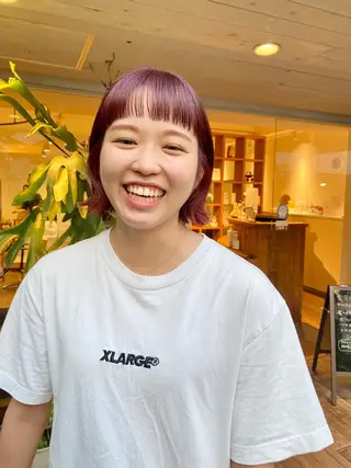 ショート カラー BELLA阿部野 TOMOMIのヘアスタイル