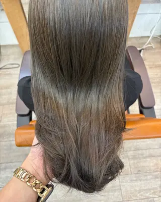 ロング カラー 広島/ヘアセット /ベージュ/わかなのヘアスタイル