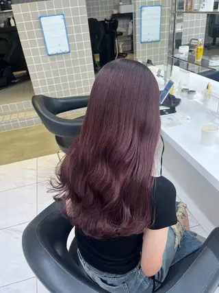 ロング カラー 🎀暖色/ラベンダー /paru🤍のヘアスタイル