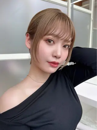 ミディアム 新宿/ 田口雄大のヘアスタイル