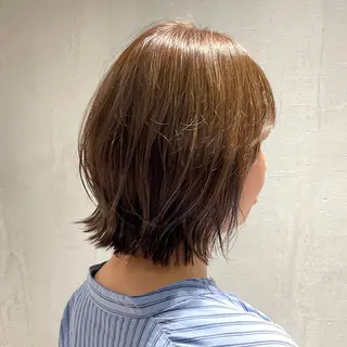 ショート カラー DX SHARE SALON所属・matka白髪ぼかし 大人ヘア/KEIKOのヘアスタイル