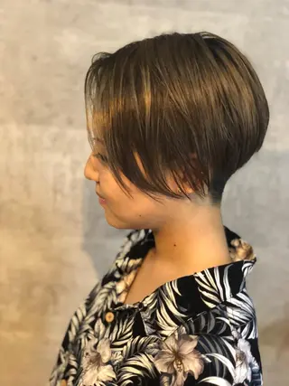 ショート hair salon Glanzのヘアスタイル