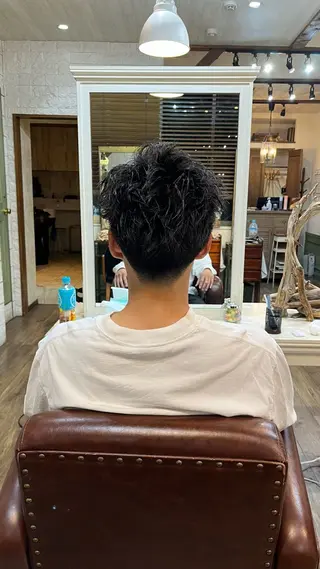 メンズ hidetora ／レイヤーショートのヘアスタイル