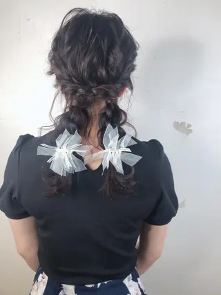 ロング ヘアアレンジ 大嶋 伸吾のヘアスタイル