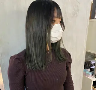 セミロング カラー ヘアアレンジ stylist/蛯谷 珠里のヘアスタイル