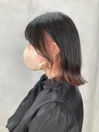 ミディアム カラー ✳️ウルフ/メンズ/ スパイラルパーマ✳️のヘアスタイル