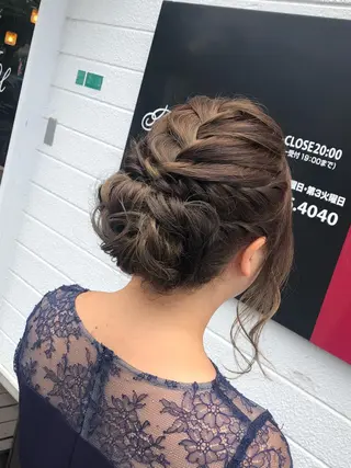 ヘアアレンジ 清原 悠理のヘアスタイル