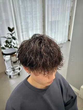 ショート パーマ メンズ 立川メンズパーマ職人 小泉文人のヘアスタイル