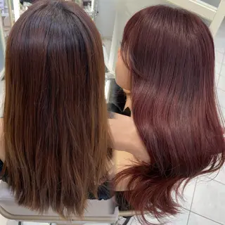 セミロング 顔周り/透明感カラー /韓国ヘア/TAKUのヘアスタイル