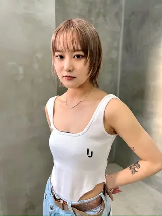 ショート カラー デザイン/レイヤー Kaito🐩/栄のヘアスタイル