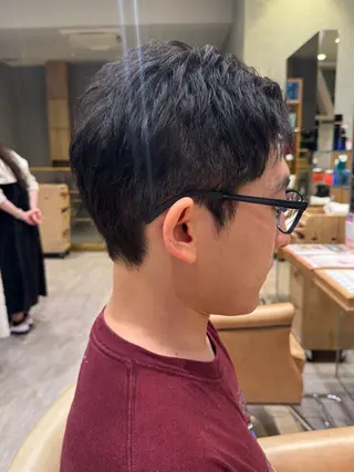 メンズ M.SLASH  みなとみらい馬車道所属・M.SLASH ✂︎hinakoのヘアスタイル