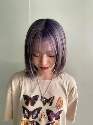 ミディアム カラー yiye 青山所属・無料カットモデル募集 🌱ひょうがのヘアスタイル