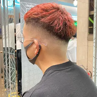 メンズ Le'a所属・渋谷/フェード/ 國分 翔のヘアスタイル