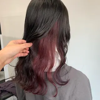 ロング カラー パーマ ヘアアレンジ メンズ キッズ ネイル マツエク・マツパ BerryEyes所属・🦋haginoya miho🦋のマツエク・マツパデザイン